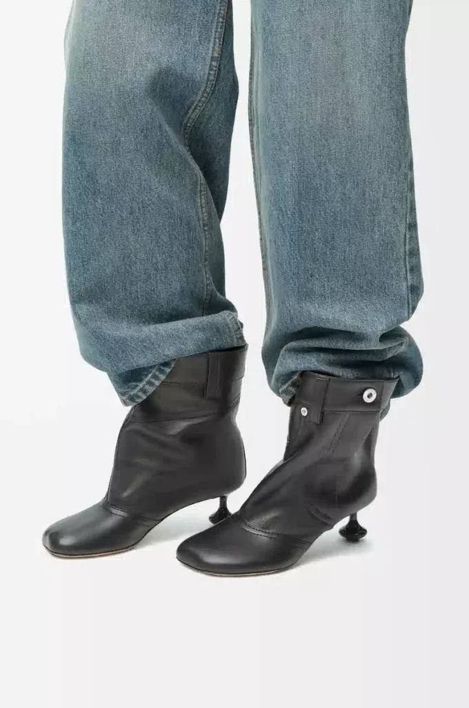 Stivaletto Toy Panta in pelle di agnello Black Stivaletto Toy Panta in pelle di agnello Black