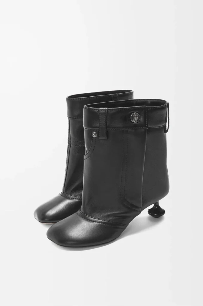 Stivaletto Toy Panta in pelle di agnello Black Stivaletto Toy Panta in pelle di agnello Black