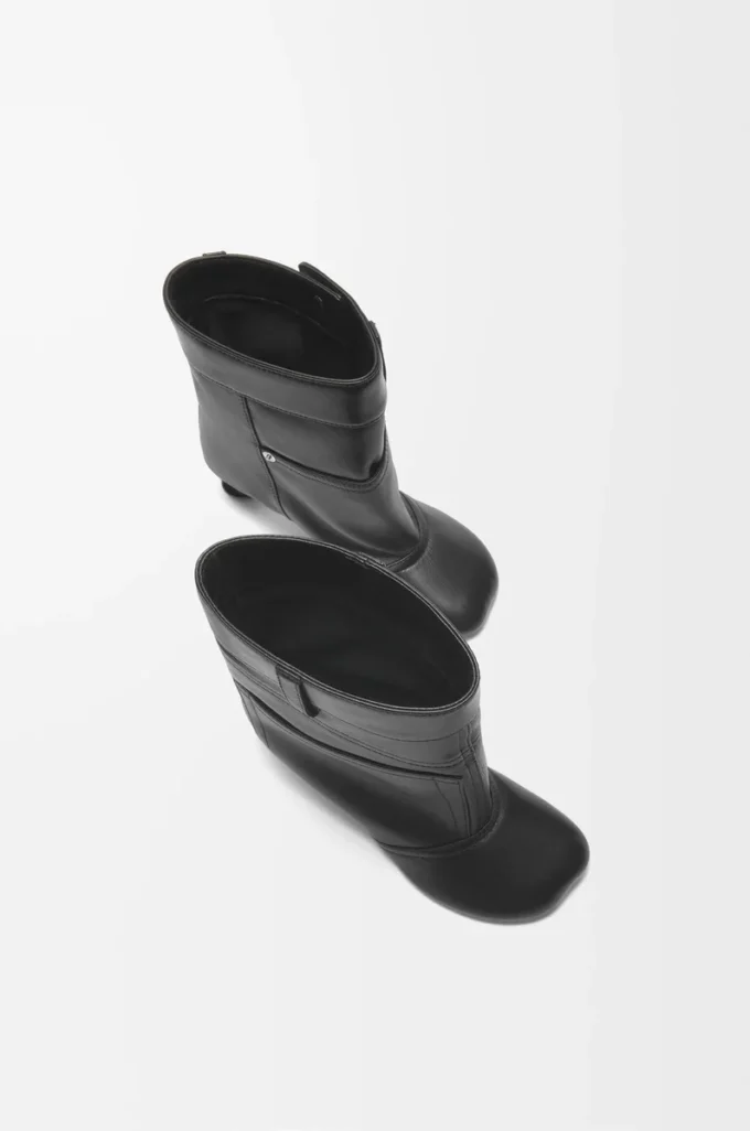 Stivaletto Toy Panta in pelle di agnello Black Stivaletto Toy Panta in pelle di agnello Black