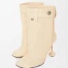 Stivaletto Toy Panta in pelle di agnello nappa Oat Milk Stivaletto Toy Panta in pelle di agnello nappa Oat Milk