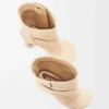 Stivaletto Toy Panta in pelle di agnello nappa Oat Milk Stivaletto Toy Panta in pelle di agnello nappa Oat Milk