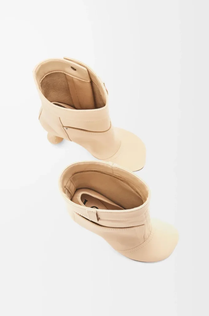 Stivaletto Toy Panta in pelle di agnello nappa Oat Milk Stivaletto Toy Panta in pelle di agnello nappa Oat Milk