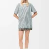 T-shirt Active in jersey tecnico Beige/Blu T-shirt Active in jersey tecnico Beige/Blu
