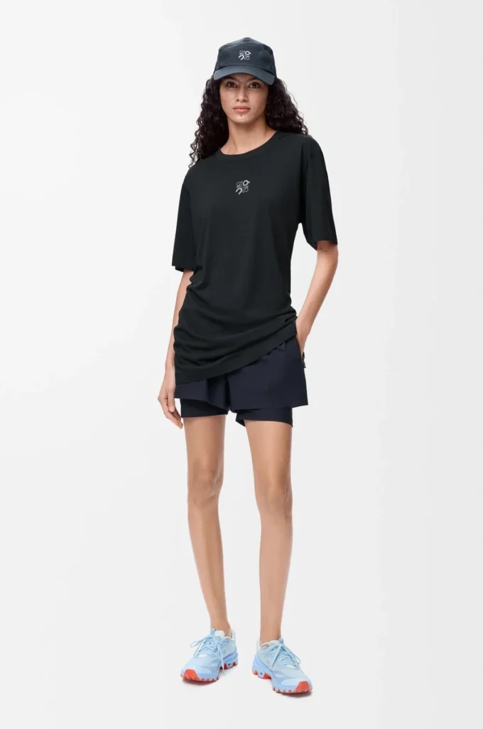 T-shirt Active in jersey tecnico Nero T-shirt Active in jersey tecnico Nero