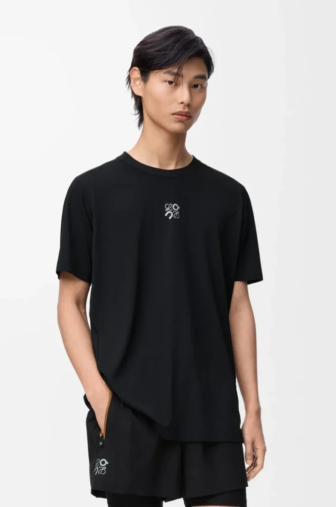 T-shirt Active in jersey tecnico Nero T-shirt Active in jersey tecnico Nero