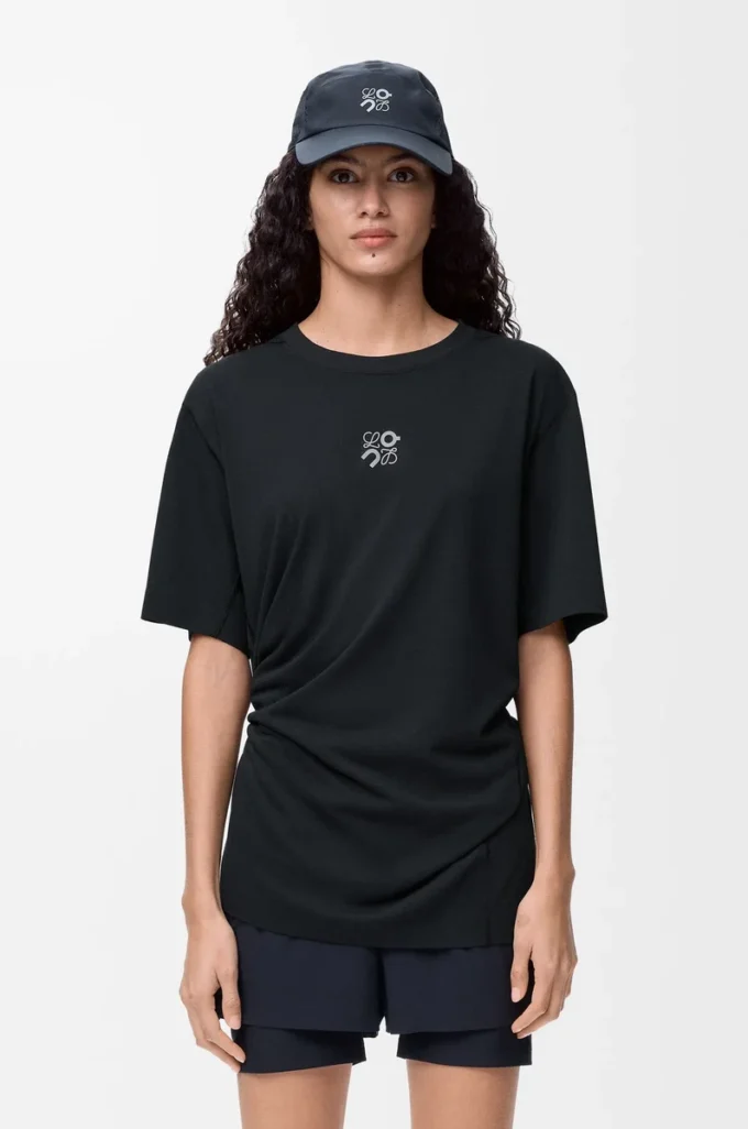 T-shirt Active in jersey tecnico Nero T-shirt Active in jersey tecnico Nero