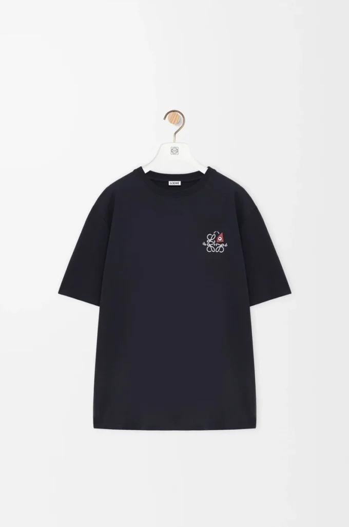 T-shirt ampia in cotone Blu navy T-shirt ampia in cotone Blu navy