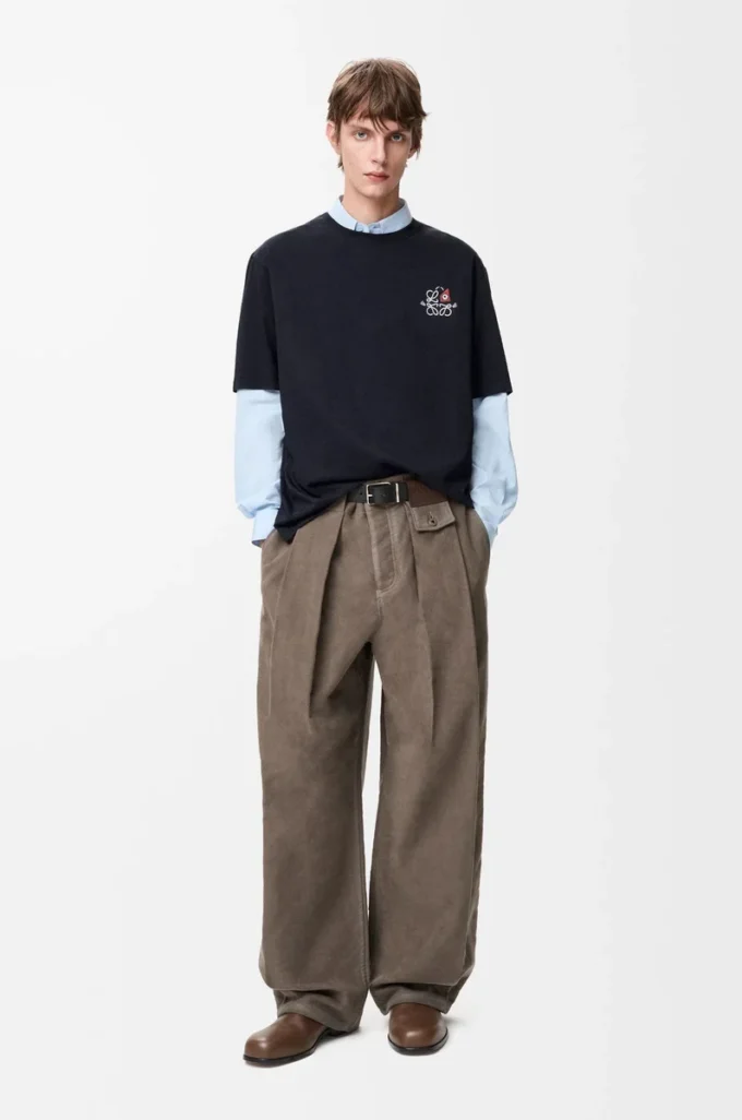 T-shirt ampia in cotone Blu navy T-shirt ampia in cotone Blu navy