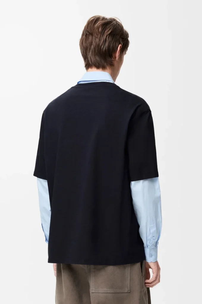 T-shirt ampia in cotone Blu navy T-shirt ampia in cotone Blu navy