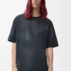 T-shirt ampia in cotone Nero T-shirt ampia in cotone Nero