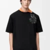 T-shirt ampia in cotone Nero T-shirt ampia in cotone Nero