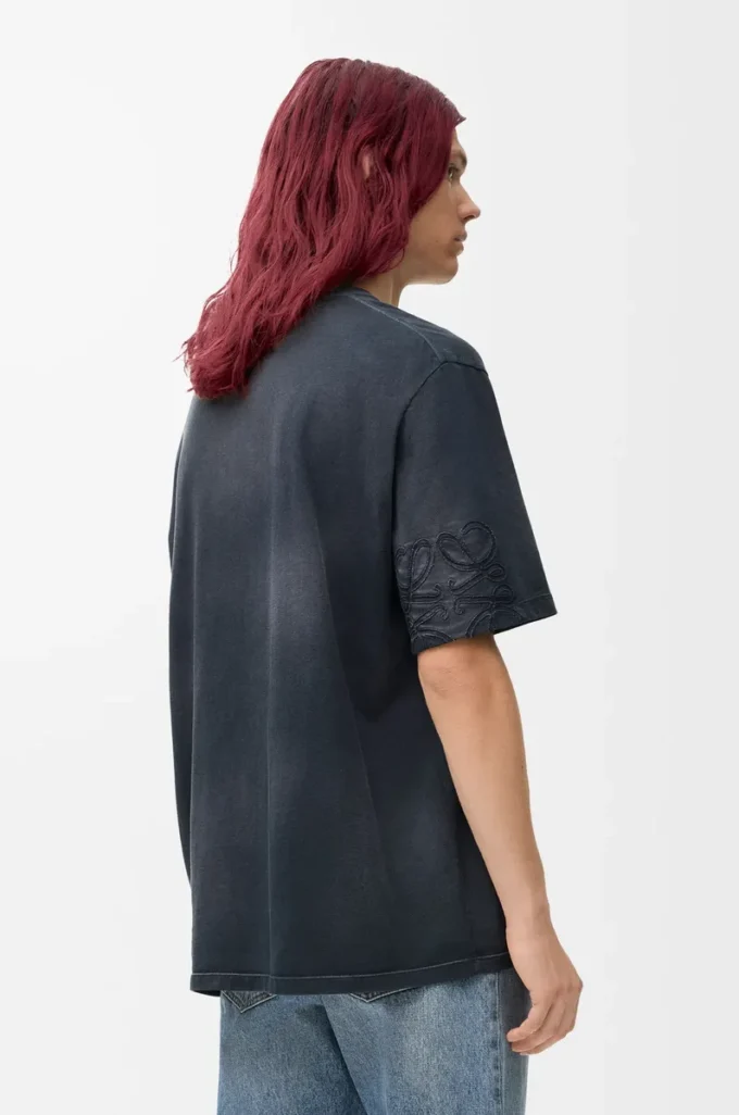 T-shirt ampia in cotone Nero T-shirt ampia in cotone Nero
