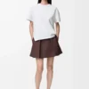 T-shirt asimmetrica in misto cotone Bianco T-shirt asimmetrica in misto cotone Bianco