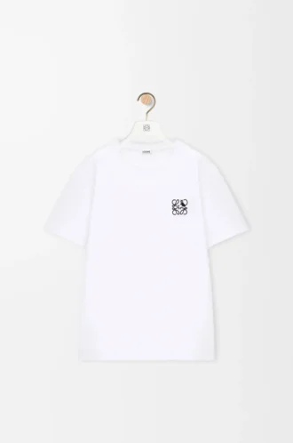 T-shirt dal taglio morbido in cotone bianco