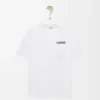 T-shirt dal taglio morbido in cotone bianco T-shirt dal taglio morbido in cotone bianco