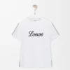 T-shirt dal taglio morbido in cotone Bianco T-shirt dal taglio morbido in cotone Bianco