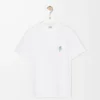 T-shirt dal taglio morbido in cotone Bianco T-shirt dal taglio morbido in cotone Bianco