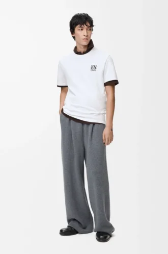 T-shirt dal taglio morbido in cotone bianco