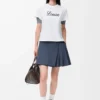 T-shirt dal taglio morbido in cotone Bianco T-shirt dal taglio morbido in cotone Bianco