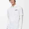 T-shirt dal taglio morbido in cotone bianco T-shirt dal taglio morbido in cotone bianco