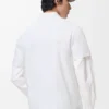 T-shirt dal taglio morbido in cotone bianco T-shirt dal taglio morbido in cotone bianco