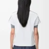 T-shirt dal taglio morbido in cotone Bianco T-shirt dal taglio morbido in cotone Bianco