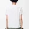 T-shirt dal taglio morbido in cotone Bianco T-shirt dal taglio morbido in cotone Bianco