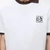 T-shirt dal taglio morbido in cotone bianco T-shirt dal taglio morbido in cotone bianco