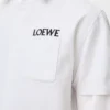 T-shirt dal taglio morbido in cotone bianco T-shirt dal taglio morbido in cotone bianco