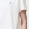 T-shirt dal taglio morbido in cotone Bianco T-shirt dal taglio morbido in cotone Bianco