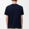 T-shirt dal taglio morbido in cotone blu navy scuro T-shirt dal taglio morbido in cotone blu navy scuro