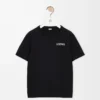 T-shirt dal taglio morbido in cotone Nero