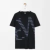 T-shirt dal taglio morbido in cotone Nero