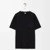 T-shirt dal taglio morbido in cotone Nero