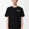 T-shirt dal taglio morbido in cotone Nero
