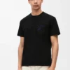 T-shirt dal taglio morbido in cotone Nero