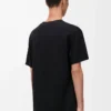 T-shirt dal taglio morbido in cotone Nero