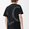 T-shirt dal taglio morbido in cotone Nero