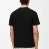 T-shirt dal taglio morbido in cotone Nero