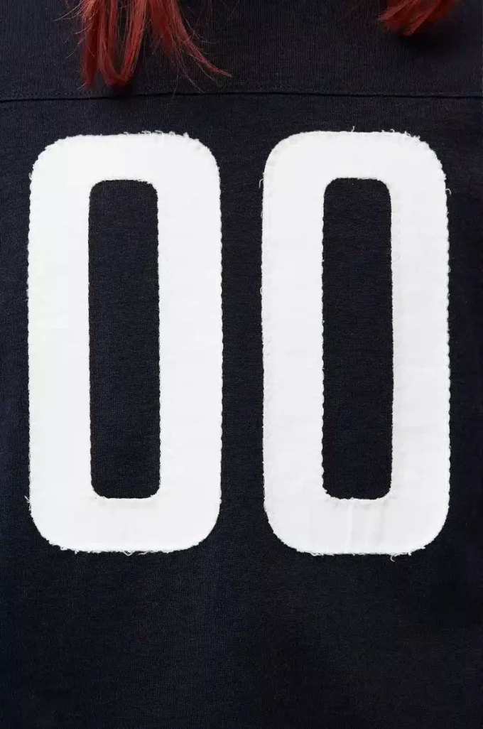 T-shirt dalla vestibilità regolare in cotone e viscosa blu scuro T-shirt dalla vestibilità regolare in cotone e viscosa blu scuro