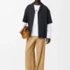 T-shirt oversize a maniche lunghe in cotone bianco T-shirt oversize a maniche lunghe in cotone bianco