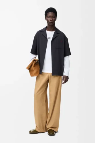 T-shirt oversize a maniche lunghe in cotone bianco