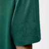 T-shirt oversize in cotone verde scuro T-shirt oversize in cotone verde scuro