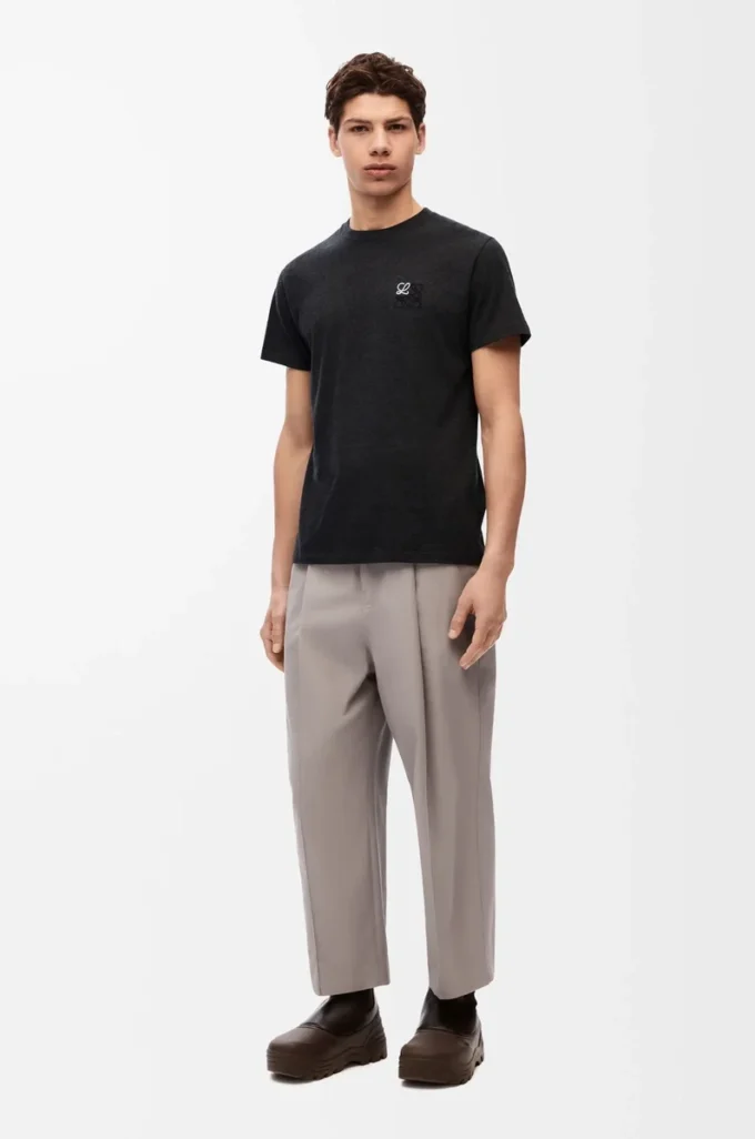 T-shirt regular fit in cotone antracite T-shirt regular fit in cotone antracite