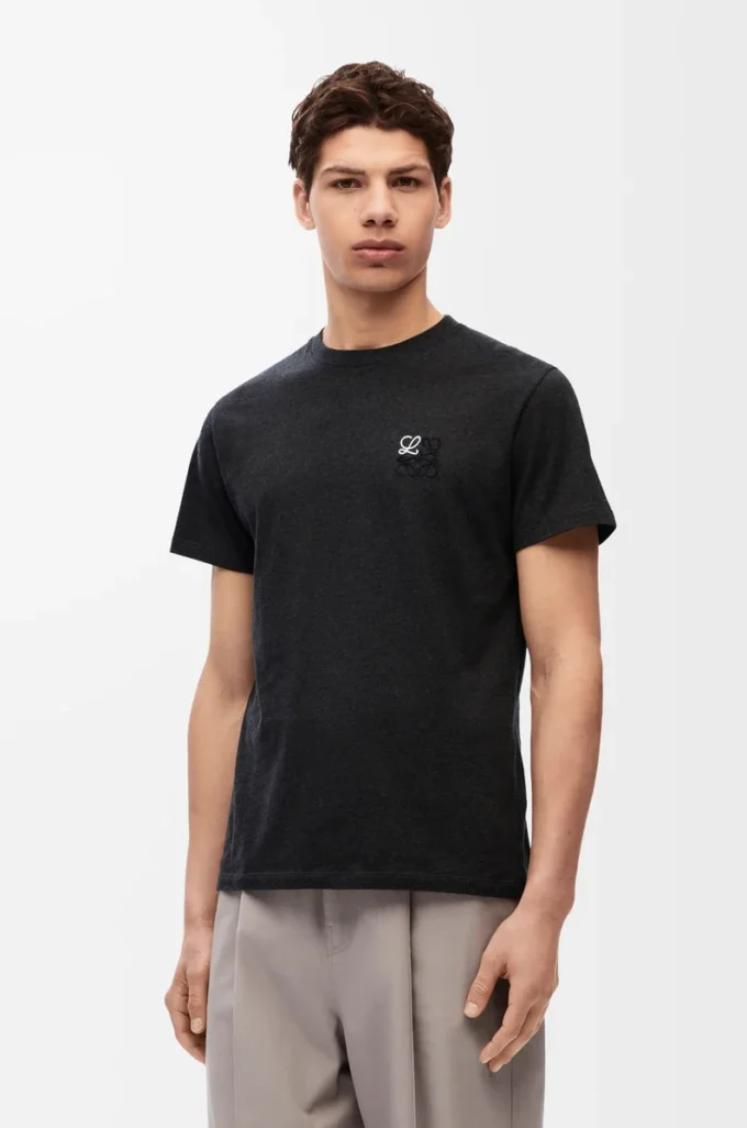 T-shirt regular fit in cotone antracite T-shirt regular fit in cotone antracite