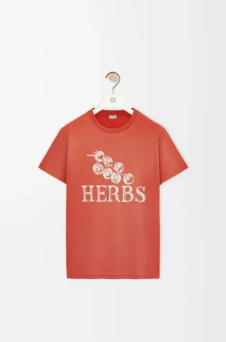 T-shirt regular fit in cotone Arancione