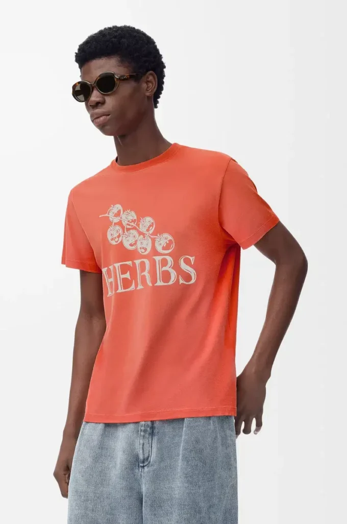 T-shirt regular fit in cotone Arancione T-shirt regular fit in cotone Arancione