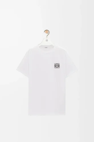 T-shirt regular fit in cotone bianco
