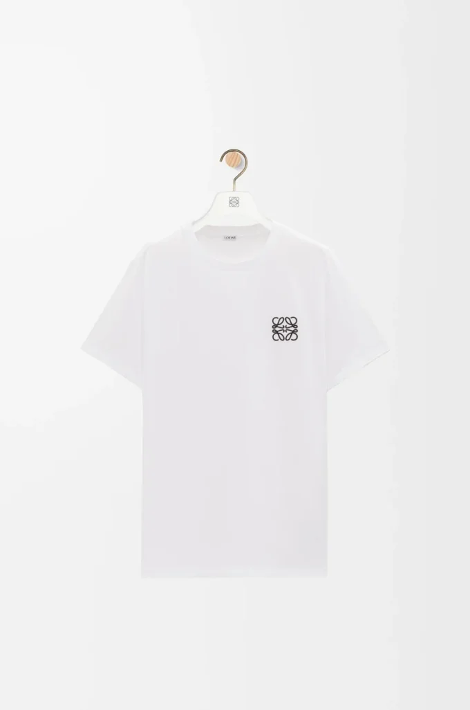 T-shirt regular fit in cotone bianco T-shirt regular fit in cotone bianco