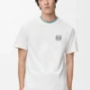 T-shirt regular fit in cotone bianco T-shirt regular fit in cotone bianco